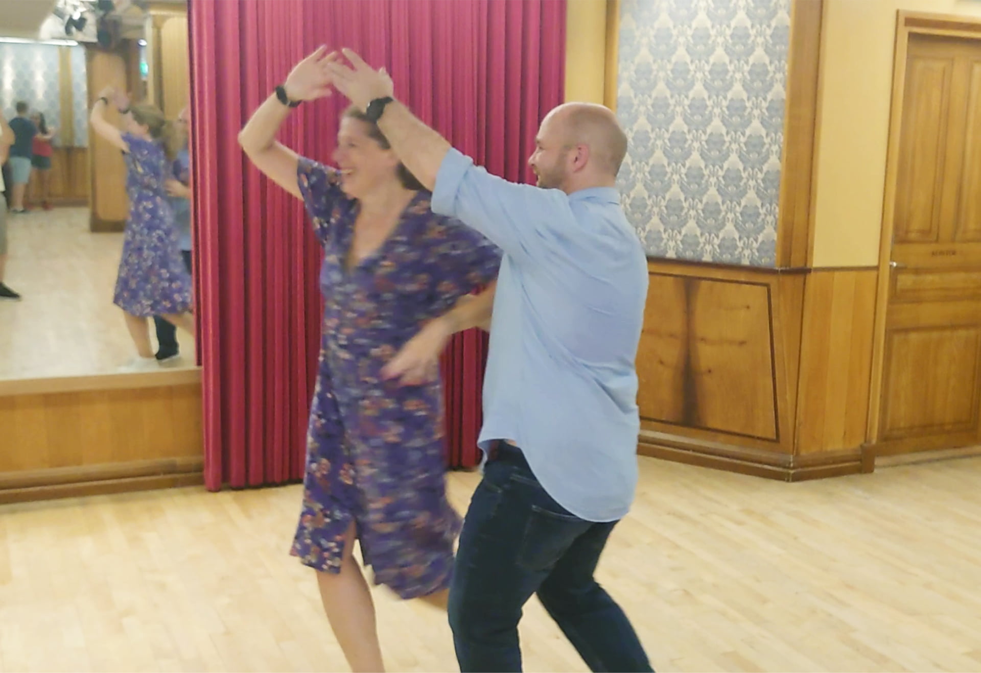 Jörgen Persson dancing Lindy Hop